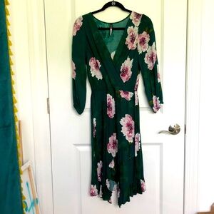 Anthropologie Plenty Flower Print Dress